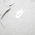 NIKE Mens Grey Polo Shirt M Cotton Short Sleeve Classic Logo Casual Fit