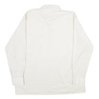 KANADAHAR CLUB Mens White Shirt L Cotton Blend Long Sleeve Button Closure