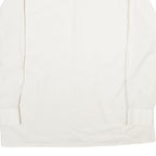 KANADAHAR CLUB Mens White Shirt L Cotton Blend Long Sleeve Button Closure