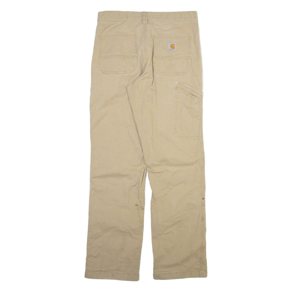 CARHARTT Mens Trousers Beige Relaxed Straight W30 L32
