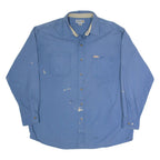 CARHARTT Mens Worker Shirt Blue Long Sleeve XL