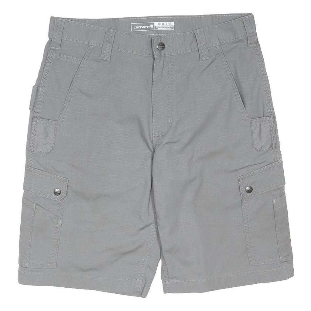 CARHARTT Mens Shorts Grey Casual Cargo M W34 Durable Cotton Blend