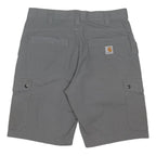 CARHARTT Mens Shorts Grey Casual Cargo M W34 Durable Cotton Blend