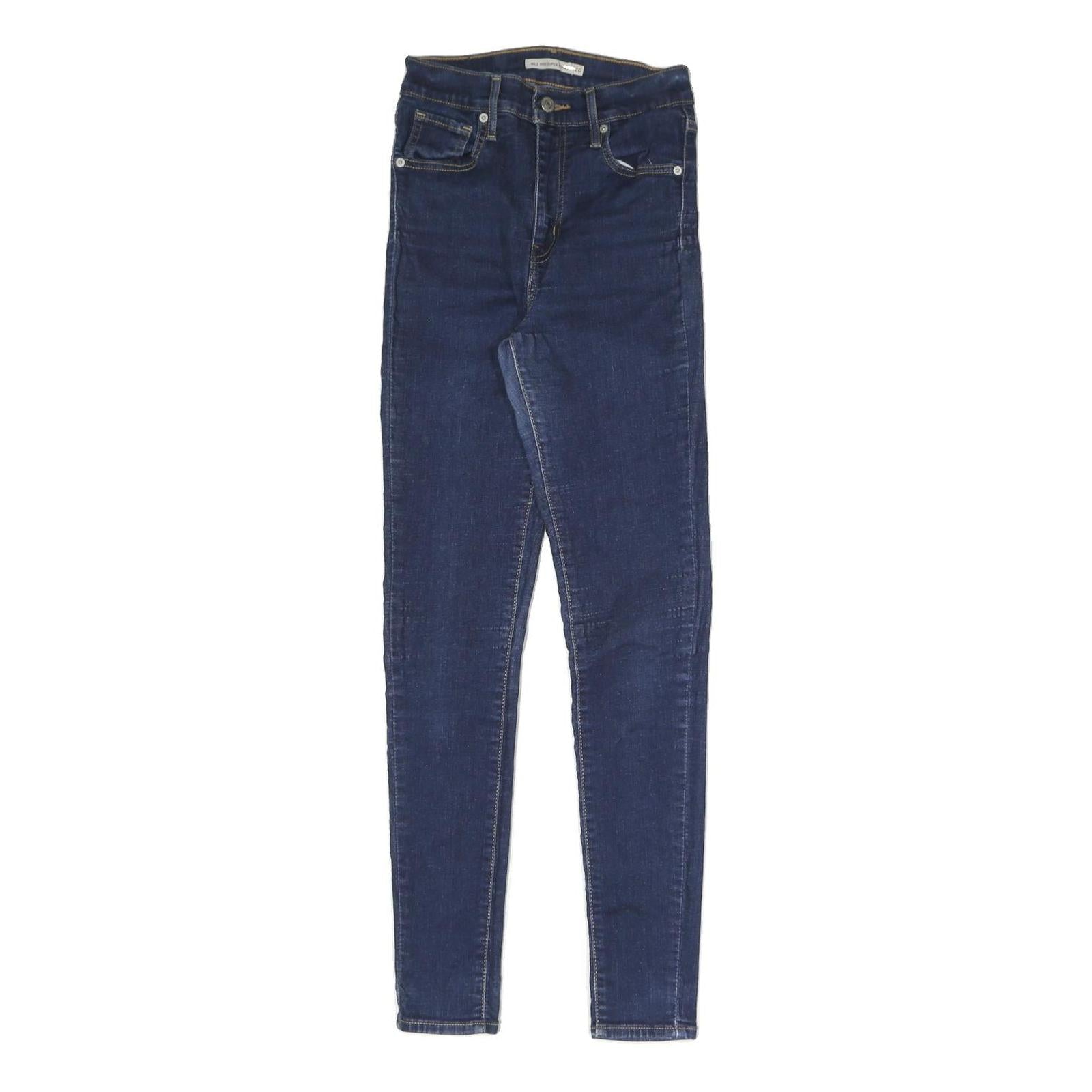 LEVI'S Womens Slim Fit Skinny Denim Jeans Blue Cotton Blend W26 L30