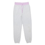 CONVERSE Womens Joggers Grey & Lilac Slim Tapered XS W26 L25 Casual Wear
