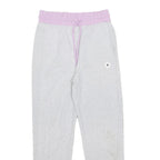 CONVERSE Womens Joggers Grey & Lilac Slim Tapered XS W26 L25 Casual Wear