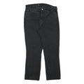 LEVI'S Womens Black Regular Fit Straight Denim Jeans W28 L24 Classic Cotton