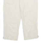 NICOLE RENISTI Womens Shorts White Casual Linen Blend UK 10 W30 Comfortable