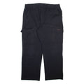 ZARA Cargo Mens Trousers Black Relaxed Straight W35 L27
