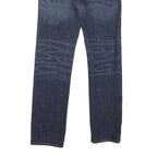 GUESS Mens Blue Regular Fit Straight Denim Jeans W30 L31 Classic Zip Pocket