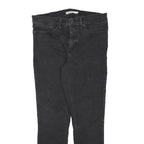LEVI'S 311 Womens Slim Black Denim Medium W30 L26 Slim Fit Zip Jeans