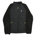 NEW BALANCE Womens Black Zip Jacket XL Polyester Plain Lightweight Sportswear