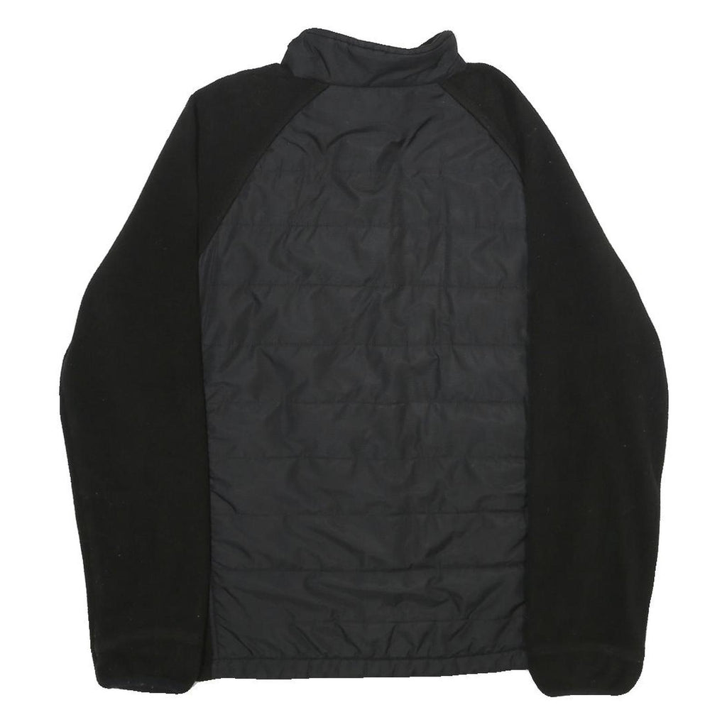 NEW BALANCE Womens Black Zip Jacket XL Polyester Plain Lightweight Sportswear