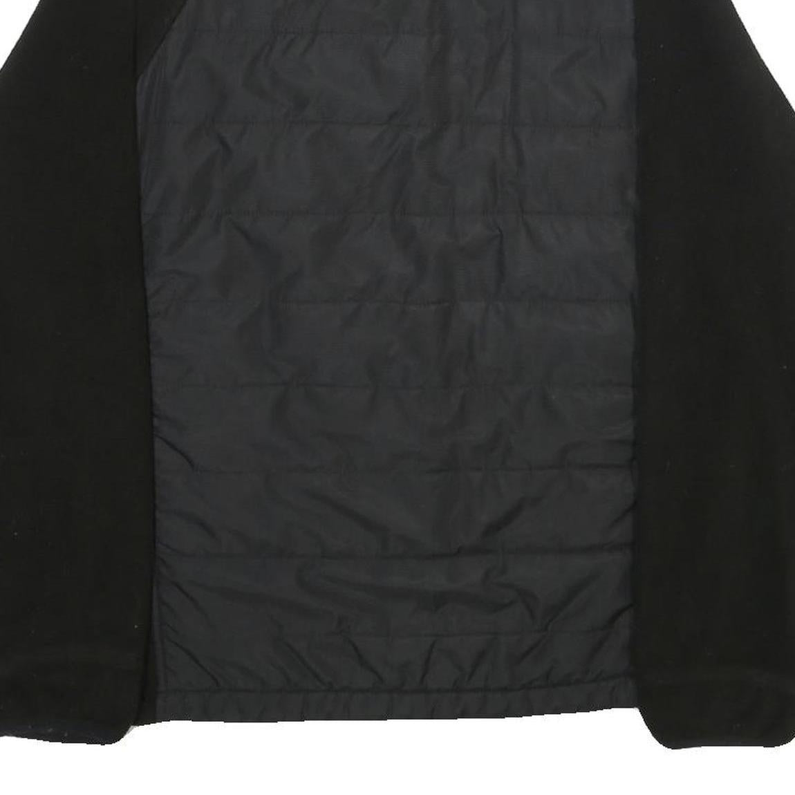 NEW BALANCE Womens Black Zip Jacket XL Polyester Plain Lightweight Sportswear