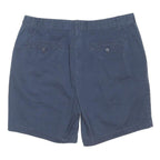 NAUTICA Mens Blue Casual Cotton Blend Shorts M W35 Comfortable Classic Fit