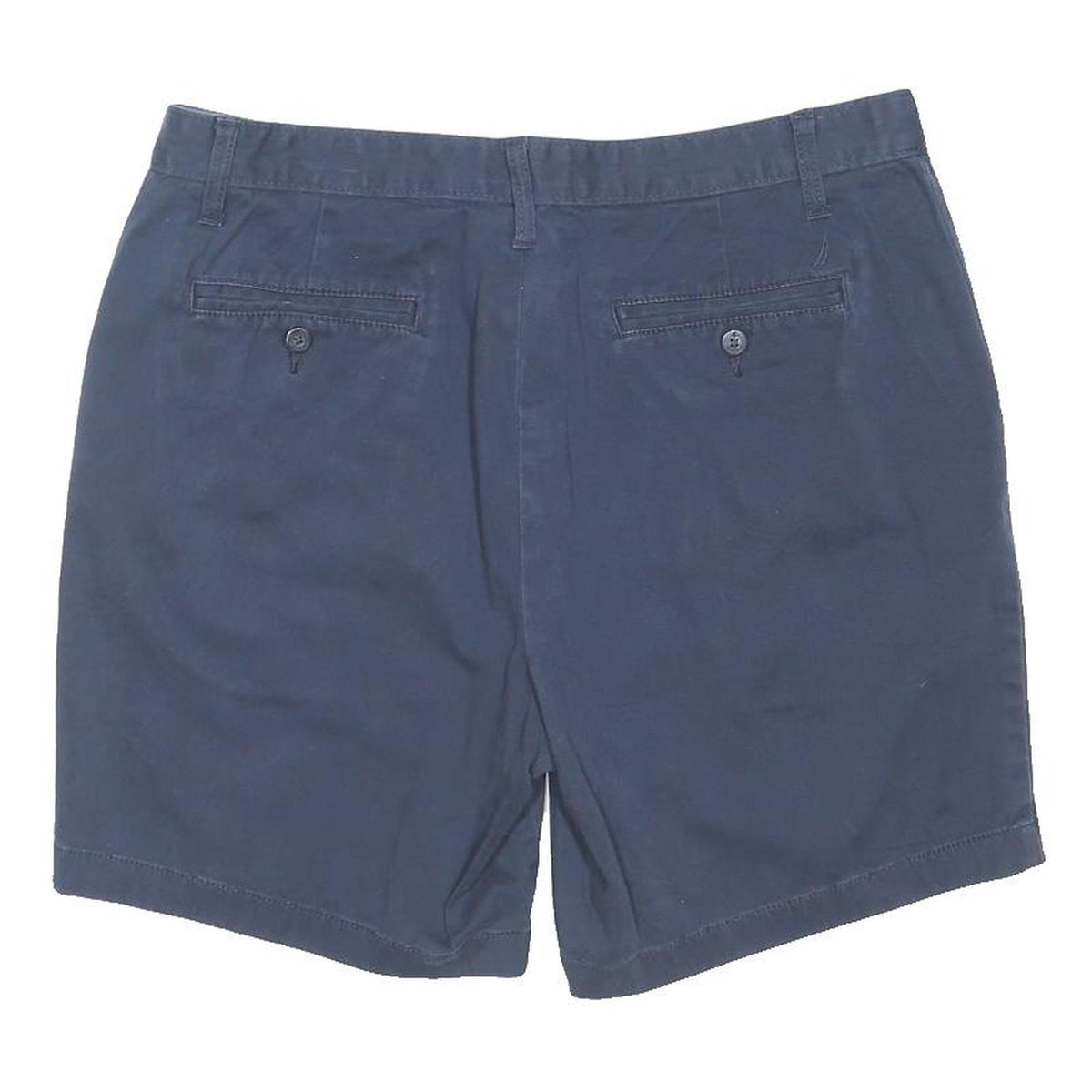NAUTICA Mens Blue Casual Cotton Blend Shorts M W35 Comfortable Classic Fit