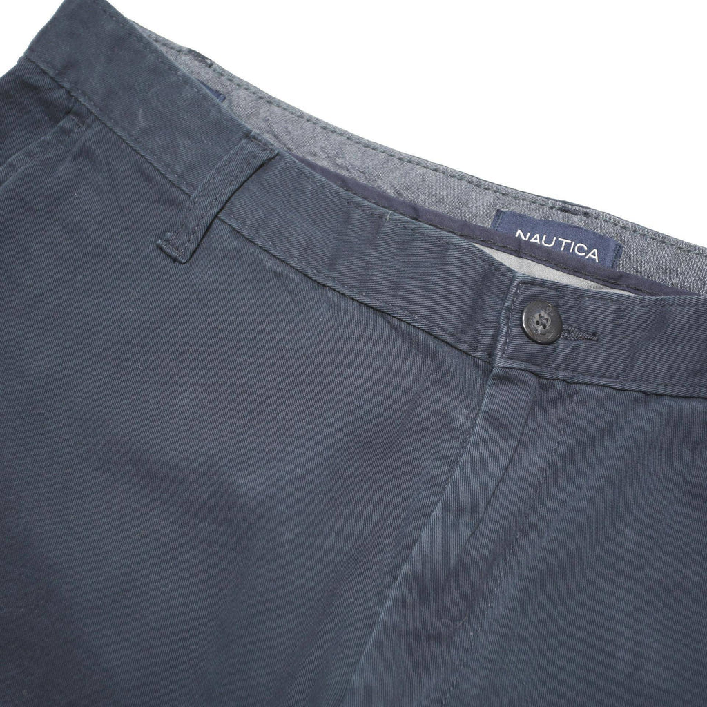 NAUTICA Mens Blue Casual Cotton Blend Shorts M W35 Comfortable Classic Fit