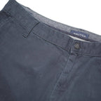 NAUTICA Mens Blue Casual Cotton Blend Shorts M W35 Comfortable Classic Fit