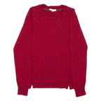 WHITE STUFF Womens Jumper Red Tight Knit Wool UK 6