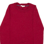 WHITE STUFF Womens Jumper Red Tight Knit Wool UK 6