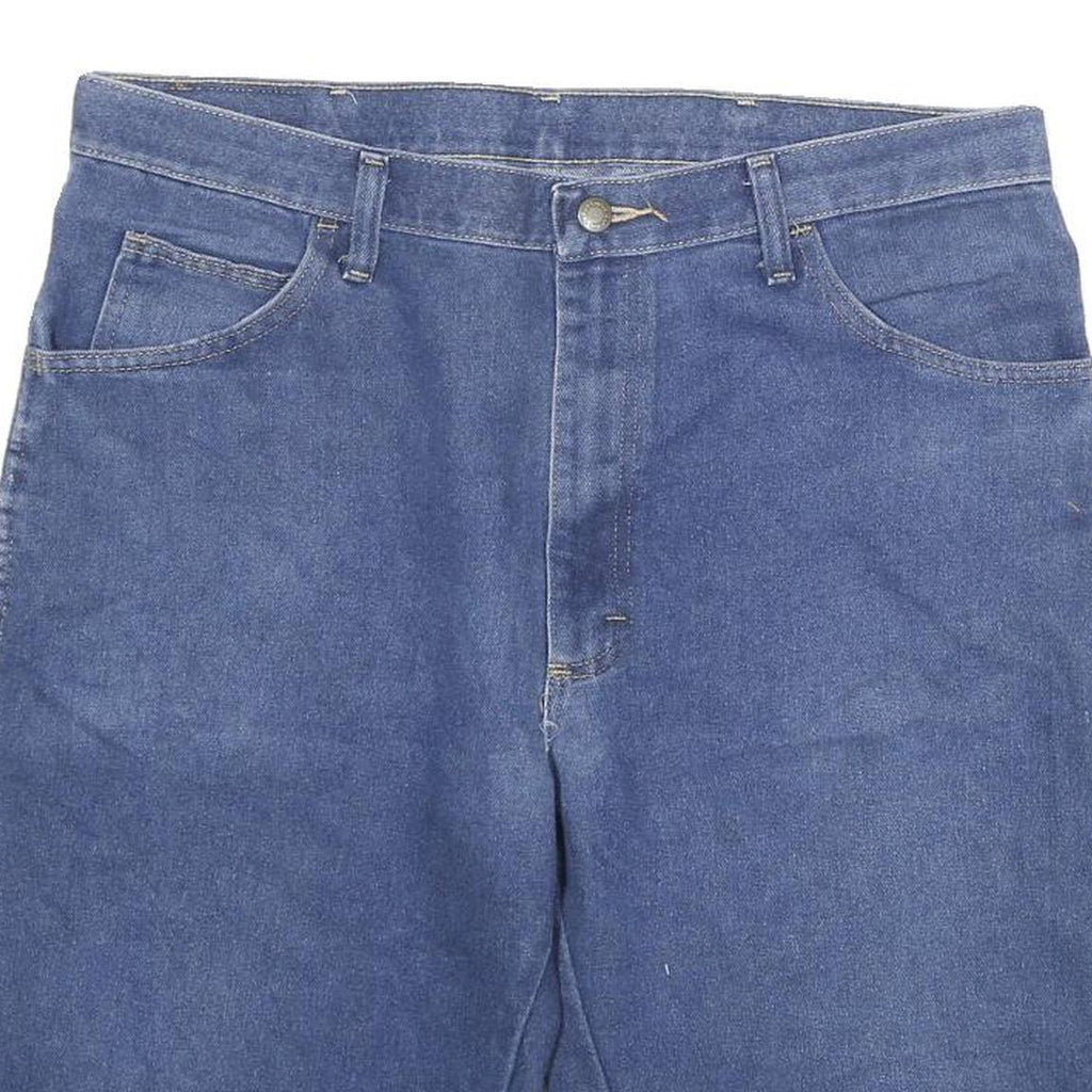 WRANGLER Mens Denim Blue Casual Shorts 2XL W36 Cotton Blend Comfortable Fit