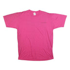 JERZEES Mens Pink XL Graphic T-Shirt Short Sleeve Crew Neck Family Reunion
