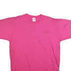 JERZEES Mens Pink XL Graphic T-Shirt Short Sleeve Crew Neck Family Reunion
