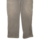 DICKIES Mens Regular Fit Workwear Jeans Grey Denim W40 L28 Zip Closure Durable