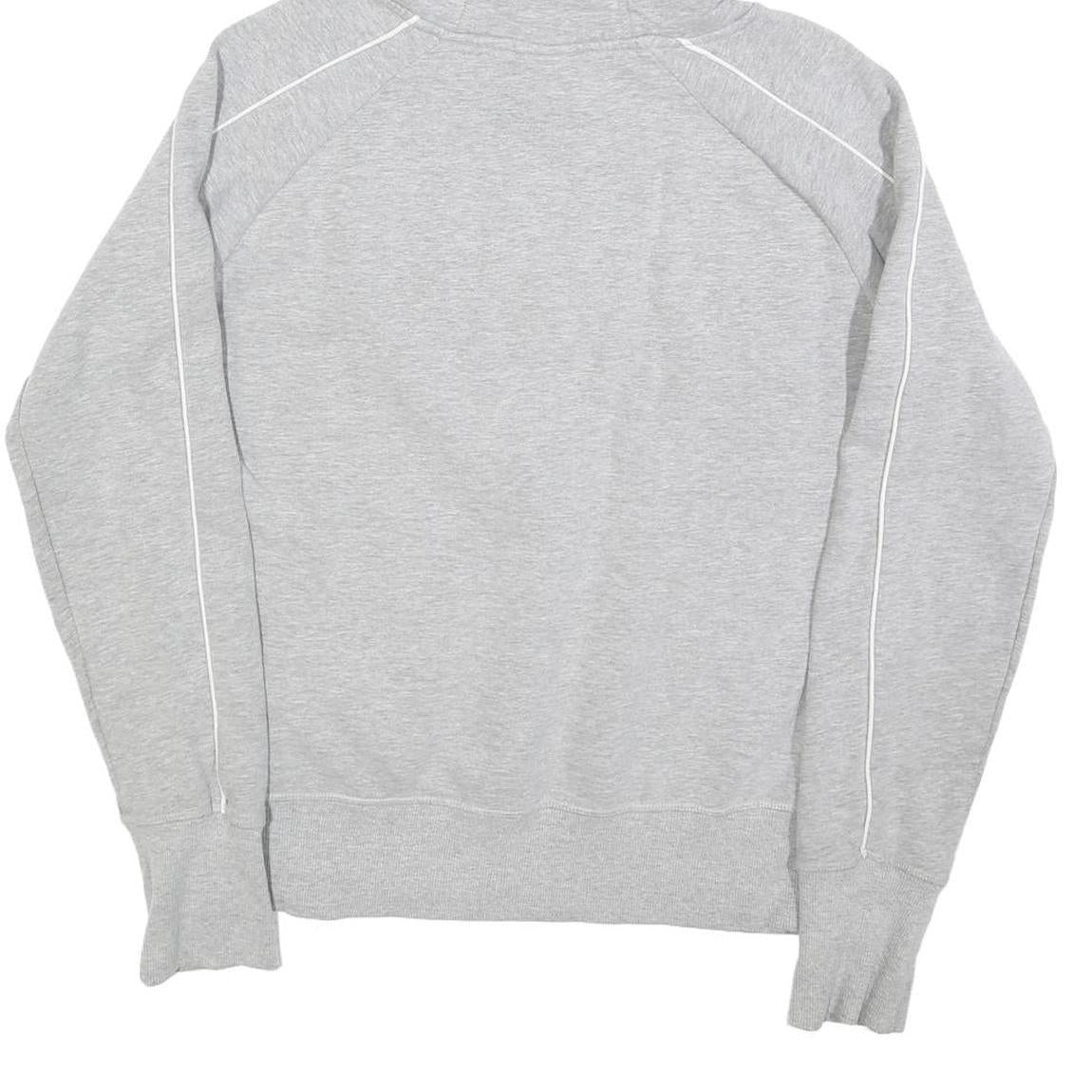 ELLESSEe Womens Grey Logo Pullover M Hoodie Cotton Blend Casual