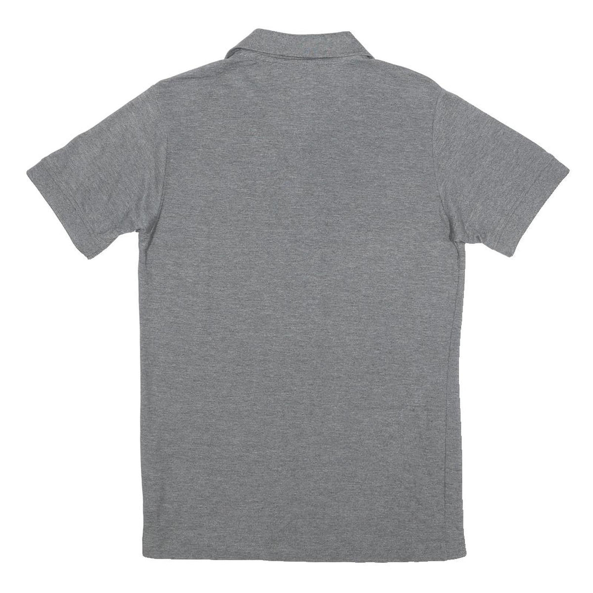 KAPPA Mens Grey Short Sleeve Plain Polo Shirt S Cotton Blend Casual