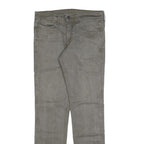 LEVI'S 511 Slim Mens Jeans Grey Slim Skinny Denim Medium W32 L34 Stretch Zip
