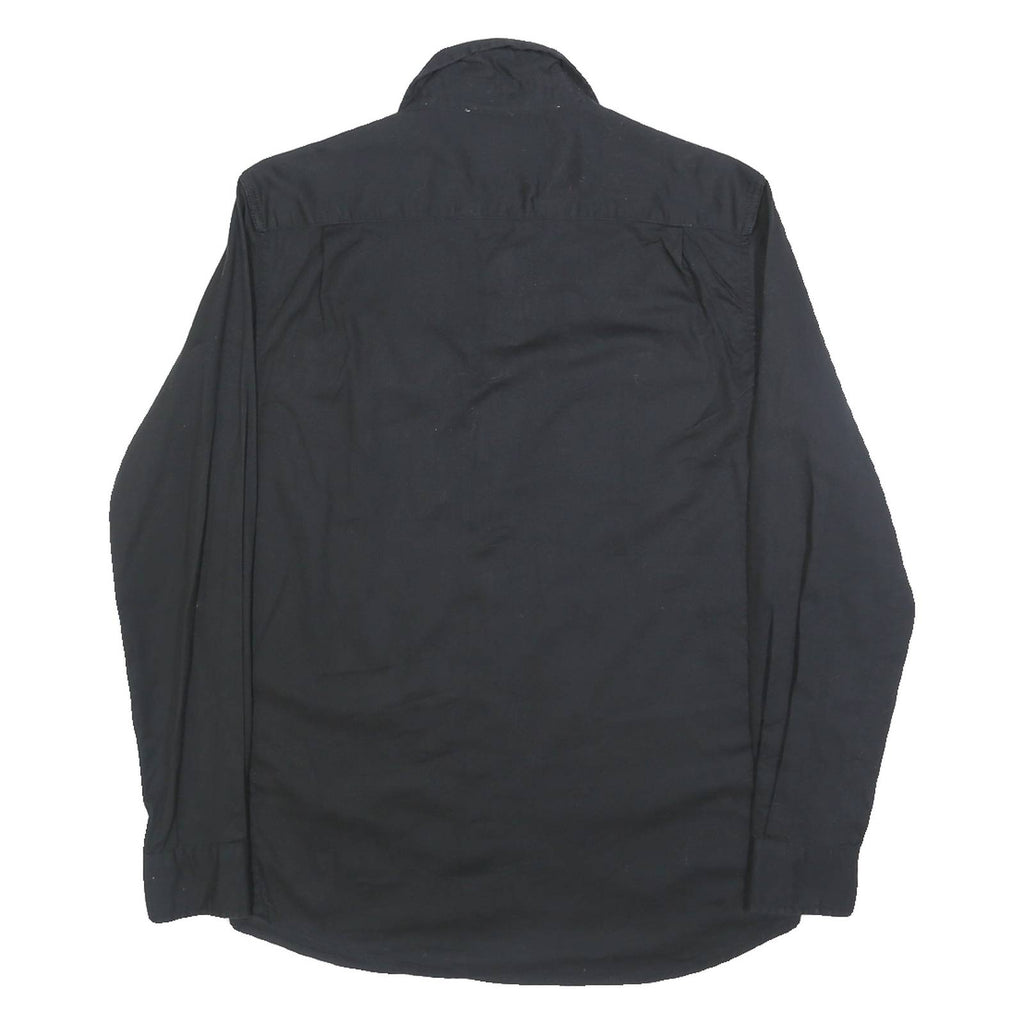 WRANGLER Mens Black Shirt S Cotton Long Sleeve Workwear Casual