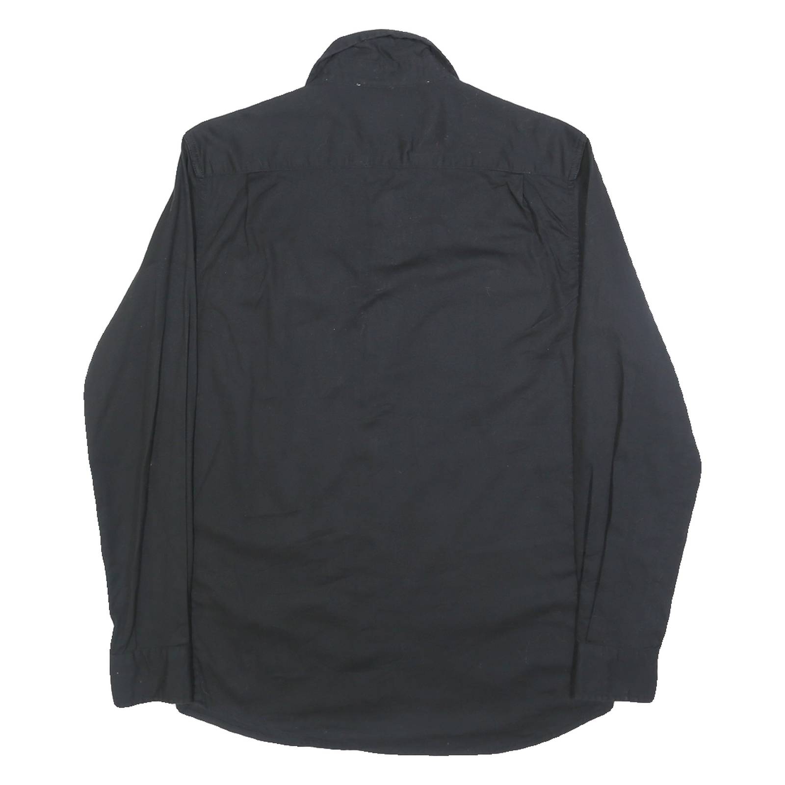 WRANGLER Mens Black Shirt S Cotton Long Sleeve Workwear Casual