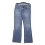 LEVI'S Womens Jeans Blue Regular Flared Denim Medium W25 L26 Classic Cotton