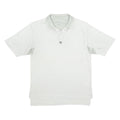 ADIDAS Mens White & Grey Striped Short Sleeve Polo Shirt M Performance Golf