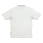 ADIDAS Mens White & Grey Striped Short Sleeve Polo Shirt M Performance Golf