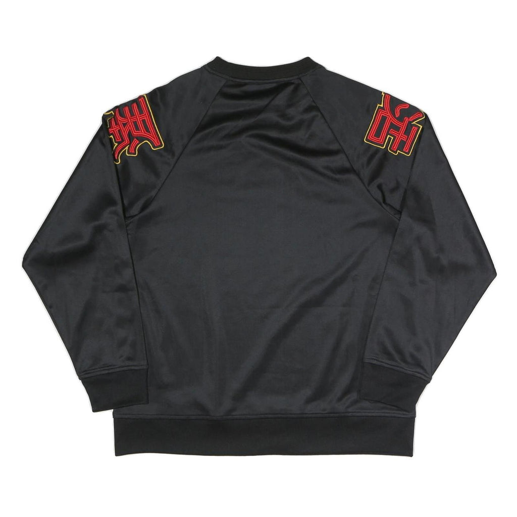 CLOCKHOUSE Mens Black Crew Neck L Sweatshirt Polyester Blend Sporty Casual