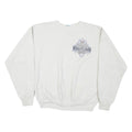 Mens Cream Hillclimb Graphic Pullover Crew Neck L Cotton Blend Jersey Motocross
