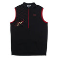 IXS Cycling Mens Jersey Black Sleeveless 1/2 Zip L