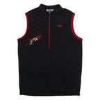 IXS Cycling Mens Jersey Black Sleeveless 1/2 Zip L