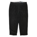 LAUREN RALPH LAUREN Mens Black Relaxed Straight Trousers W38 L28 Cotton Blend