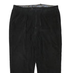 LAUREN RALPH LAUREN Mens Black Relaxed Straight Trousers W38 L28 Cotton Blend