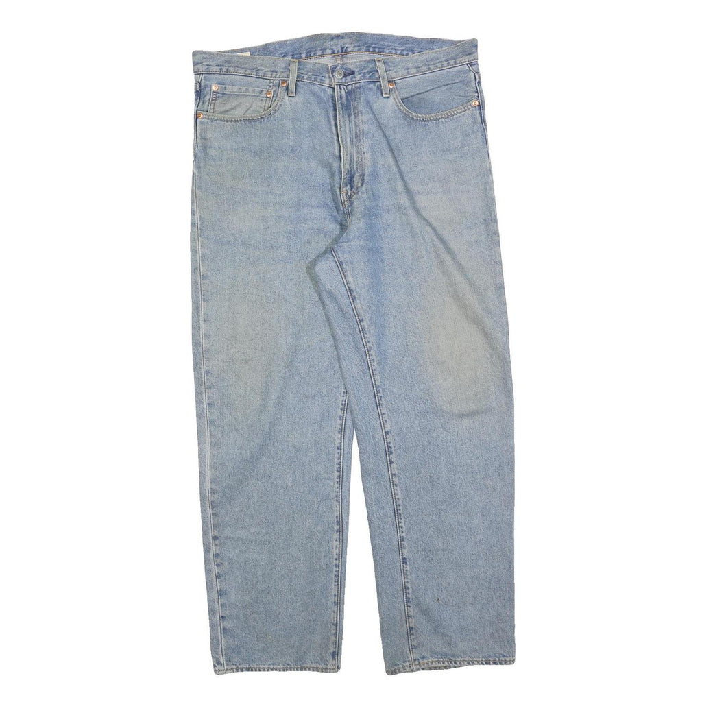 LEVI'S Mens Jeans Blue Loose Straight Denim Medium W40 L32 Classic Vintage Zip