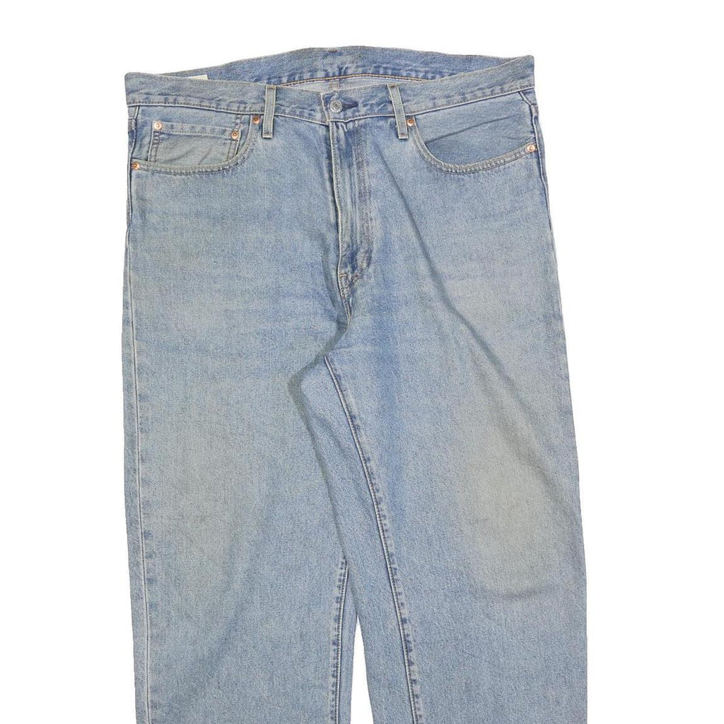 LEVI'S Mens Jeans Blue Loose Straight Denim Medium W40 L32 Classic Vintage Zip