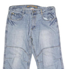SOUTHERN Mens Shorts Blue Denim Casual M W36 Relaxed Fit Cotton