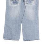 SOUTHERN Mens Shorts Blue Denim Casual M W36 Relaxed Fit Cotton