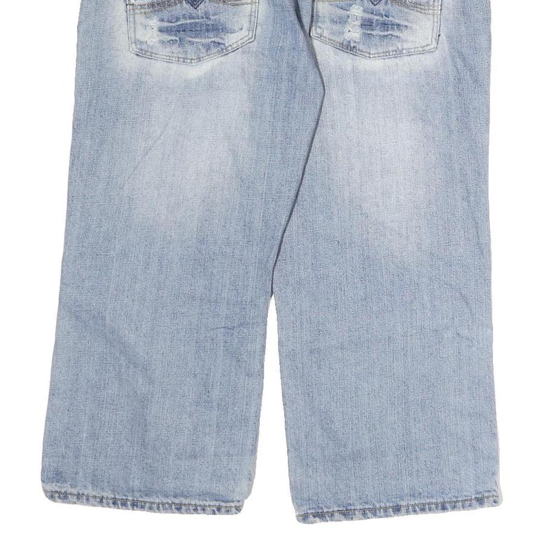 SOUTHERN Mens Shorts Blue Denim Casual M W36 Relaxed Fit Cotton