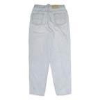 Mens Light Blue Regular Fit Straight Leg Denim Jeans W30 L33 Racing Graphic