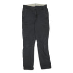 CARHARTT Womens Cotton Blend Black Regular Fit Straight Leg Trousers W28 L28