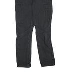 CARHARTT Womens Cotton Blend Black Regular Fit Straight Leg Trousers W28 L28